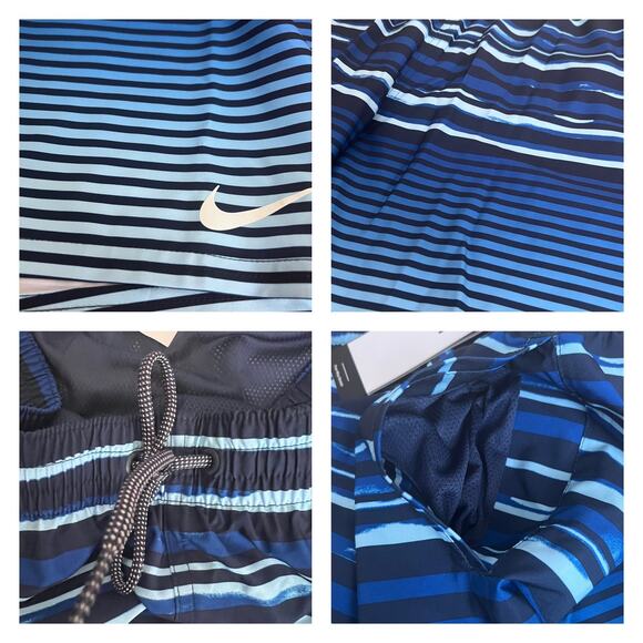 Nike Men's Fade Stripe Breaker Swim Trunks Size XXL - Picture 7 of 9